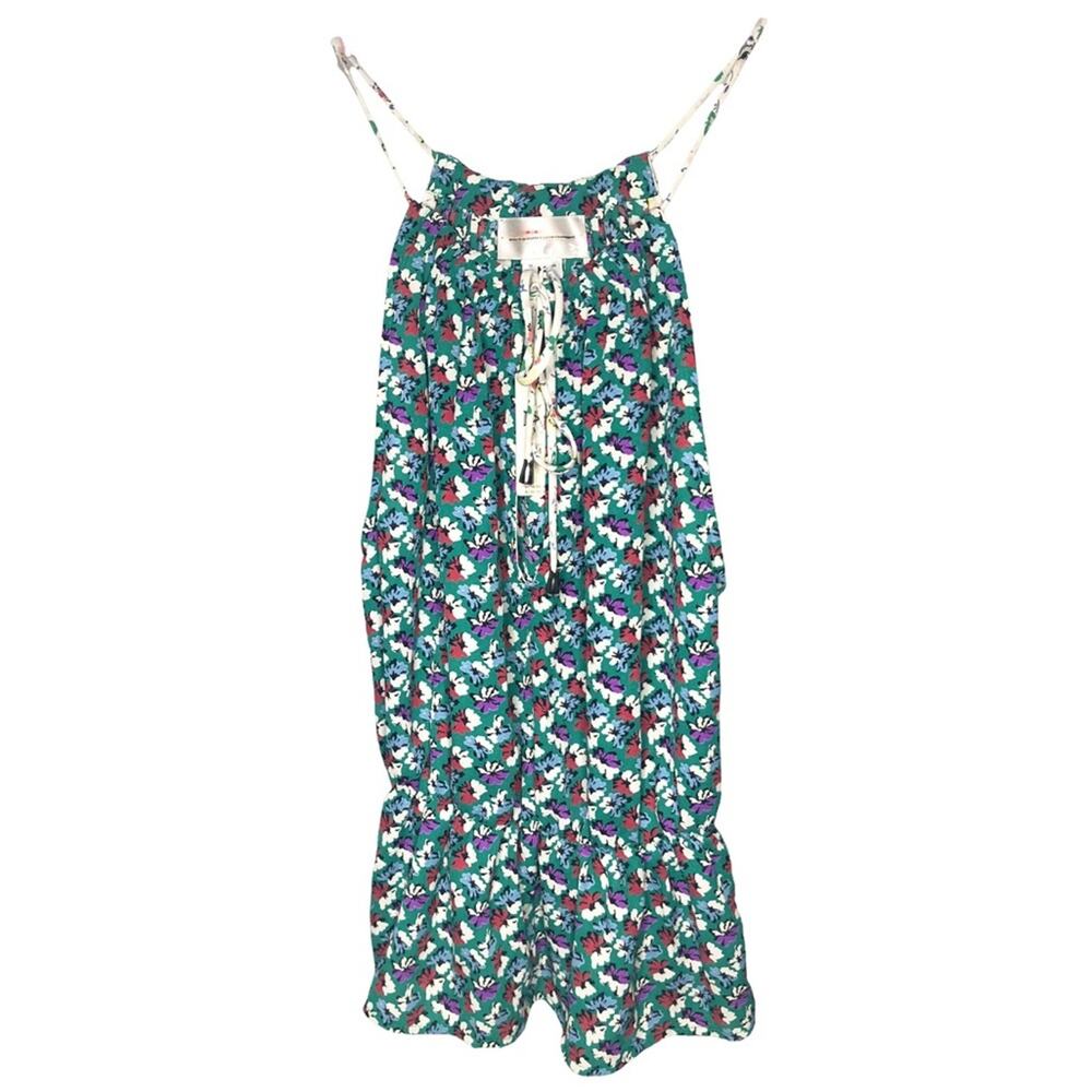 Anthropologie Corey Lynn Calter Versailles Floral Printed Keyhole Halter Top